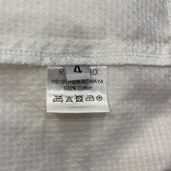 HIRAETH 100% cotton top zipper on back. Size 4 - Picture 10 of 10